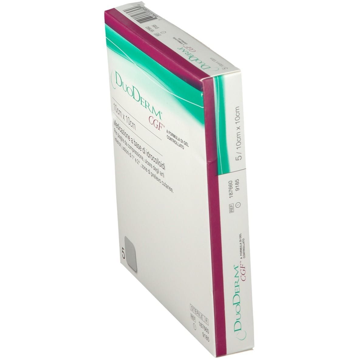 MEDICAZIONE CON IDROCOLLOIDI STERILE SENZA BORDO ADESIVO DUODERM CGF 10X10CM 5 PEZZI