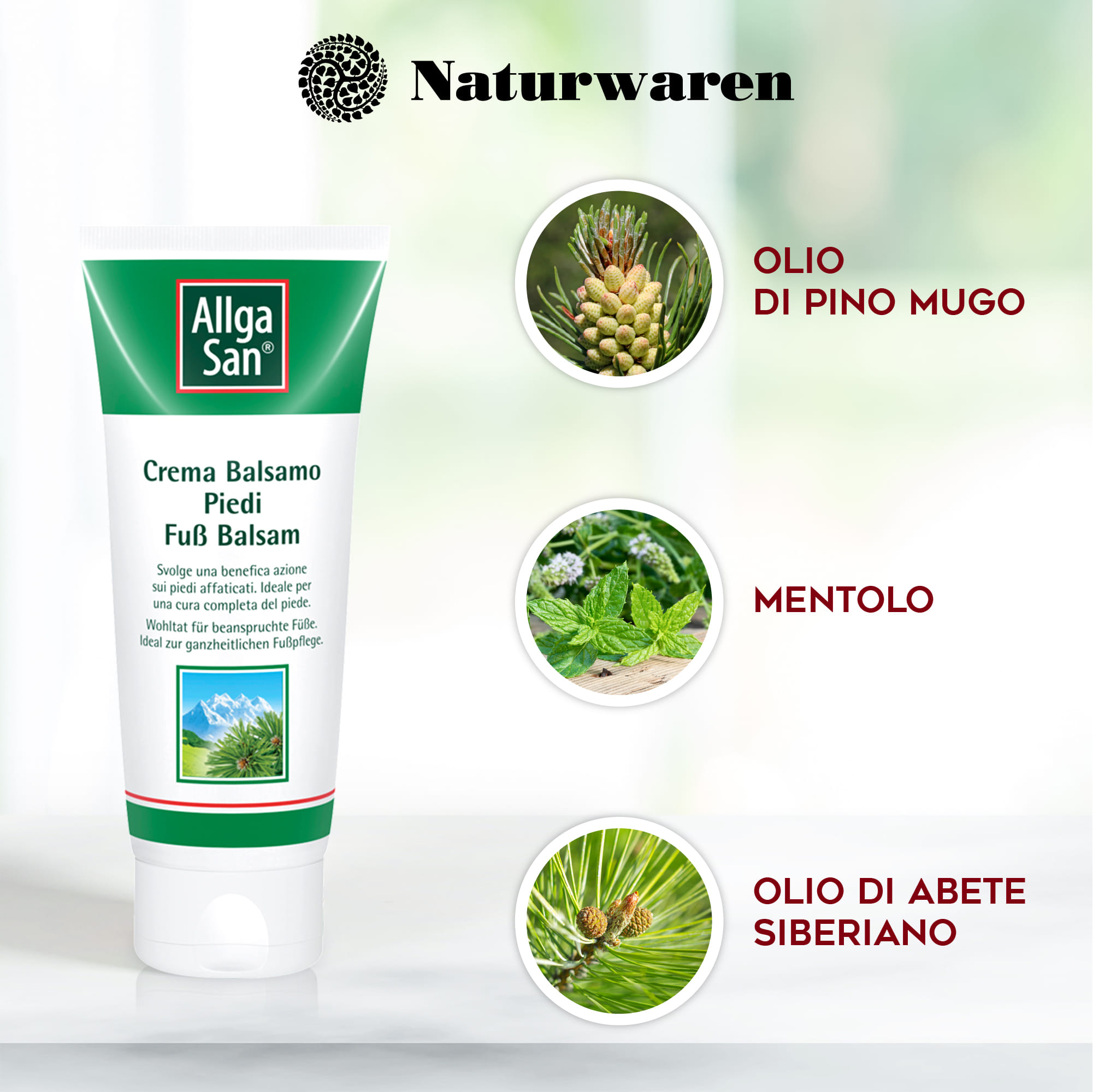 Crema Allgasan Balsamo Piedi idratante e lenitiva 100ml