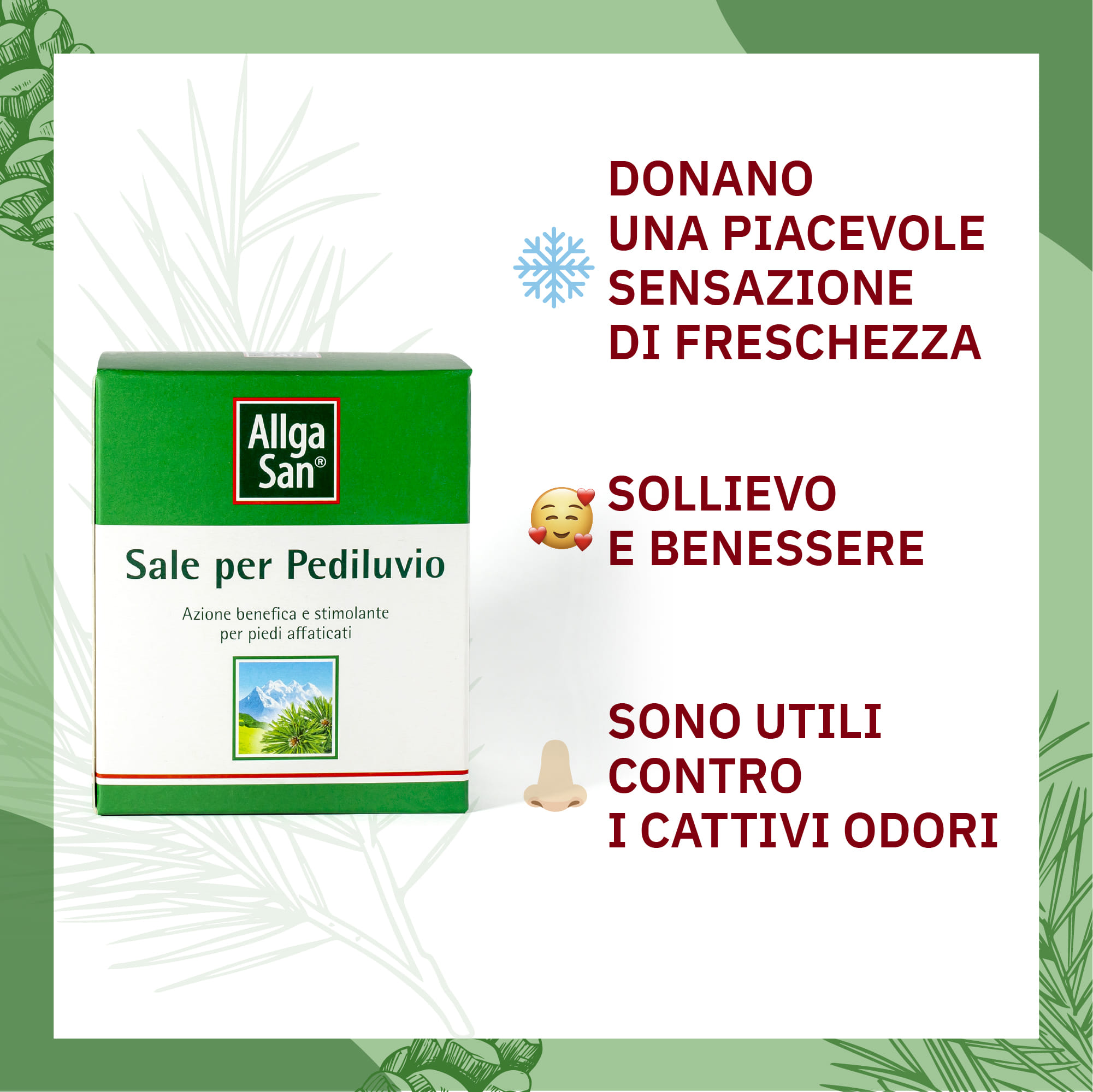 ALLGASAN SALI PEDILUVIO 10 BUSTINE DA 10 ML