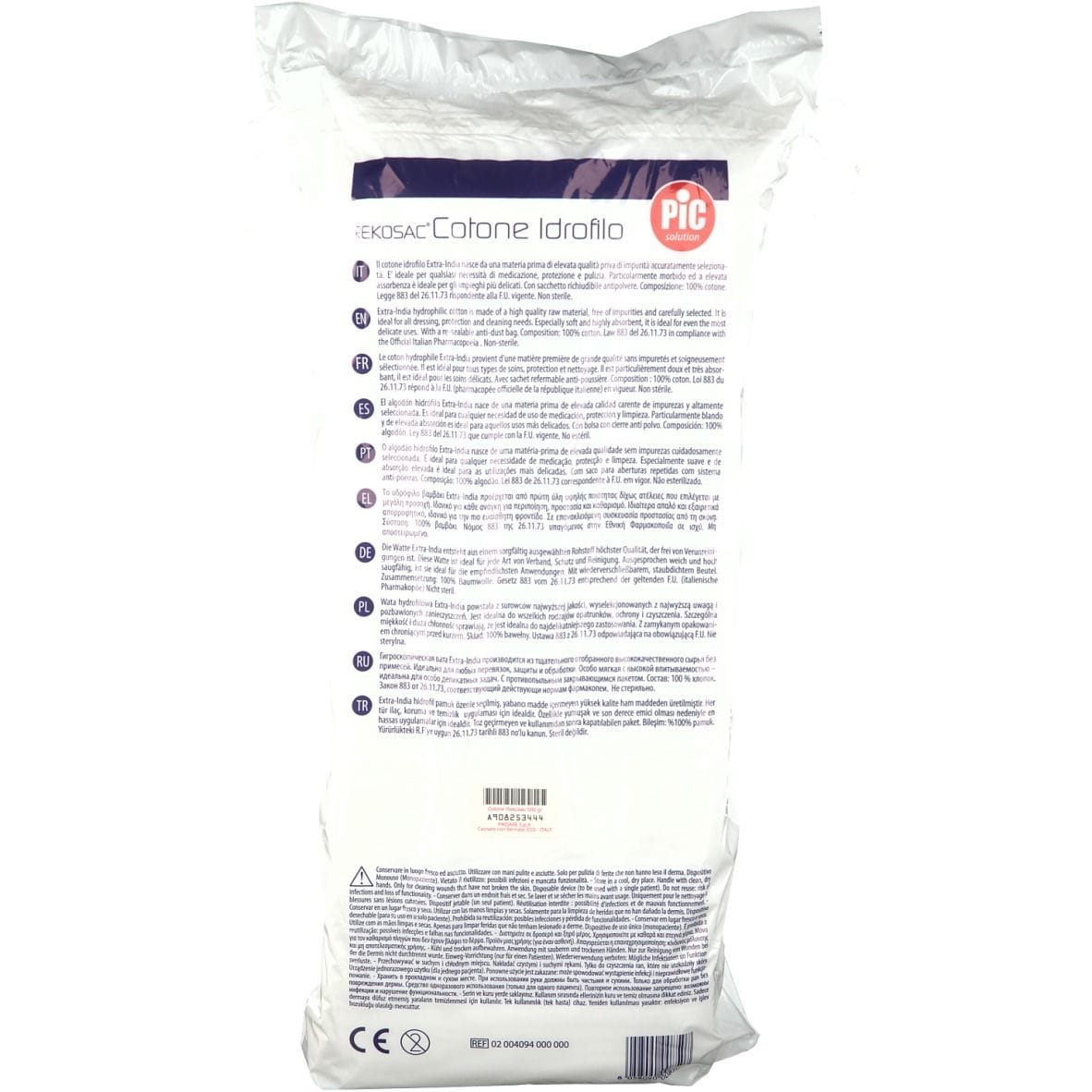 Cotone idrofilo Pic Rekosac Zig Zag Extra India 500g