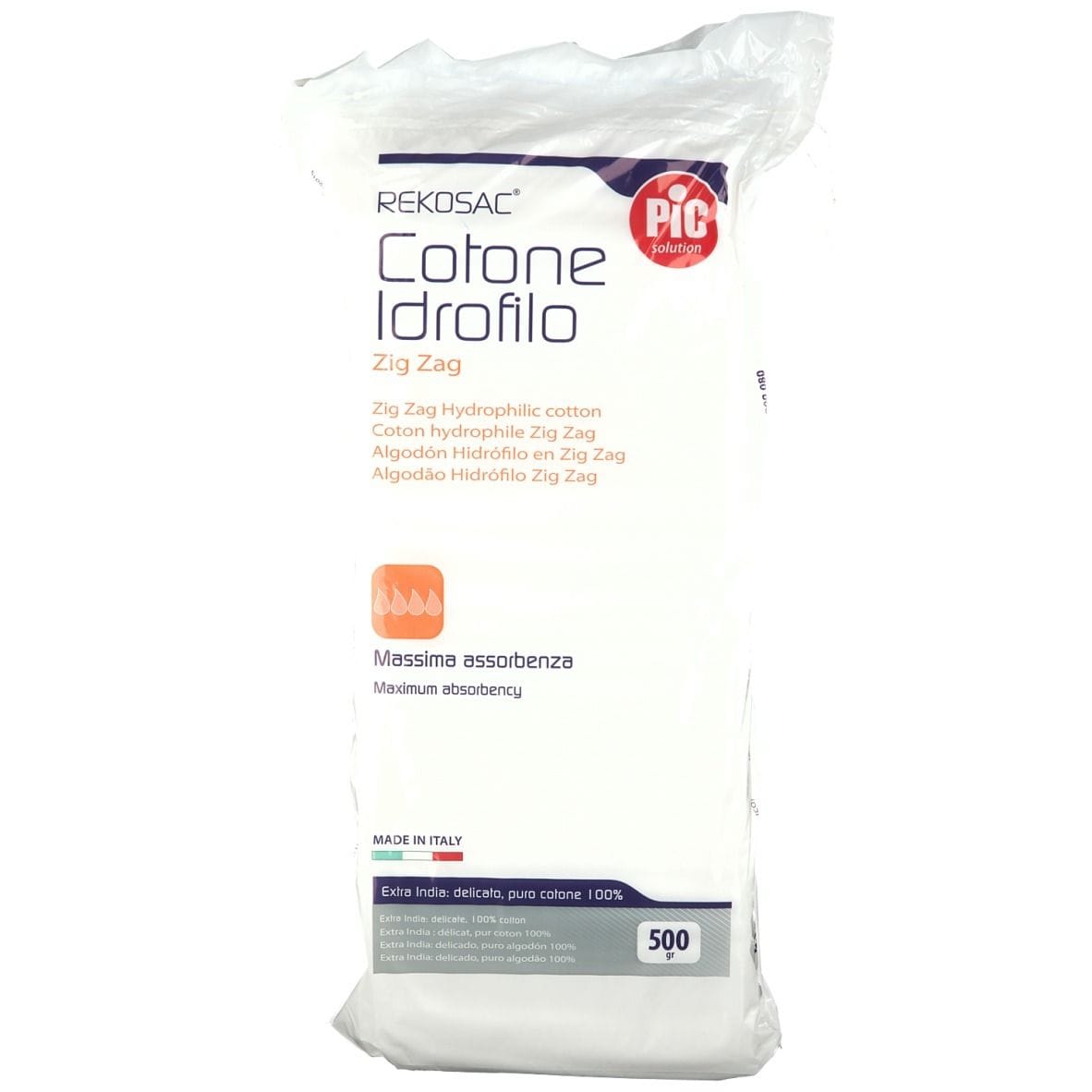 Cotone idrofilo Pic Rekosac Zig Zag Extra India 500g