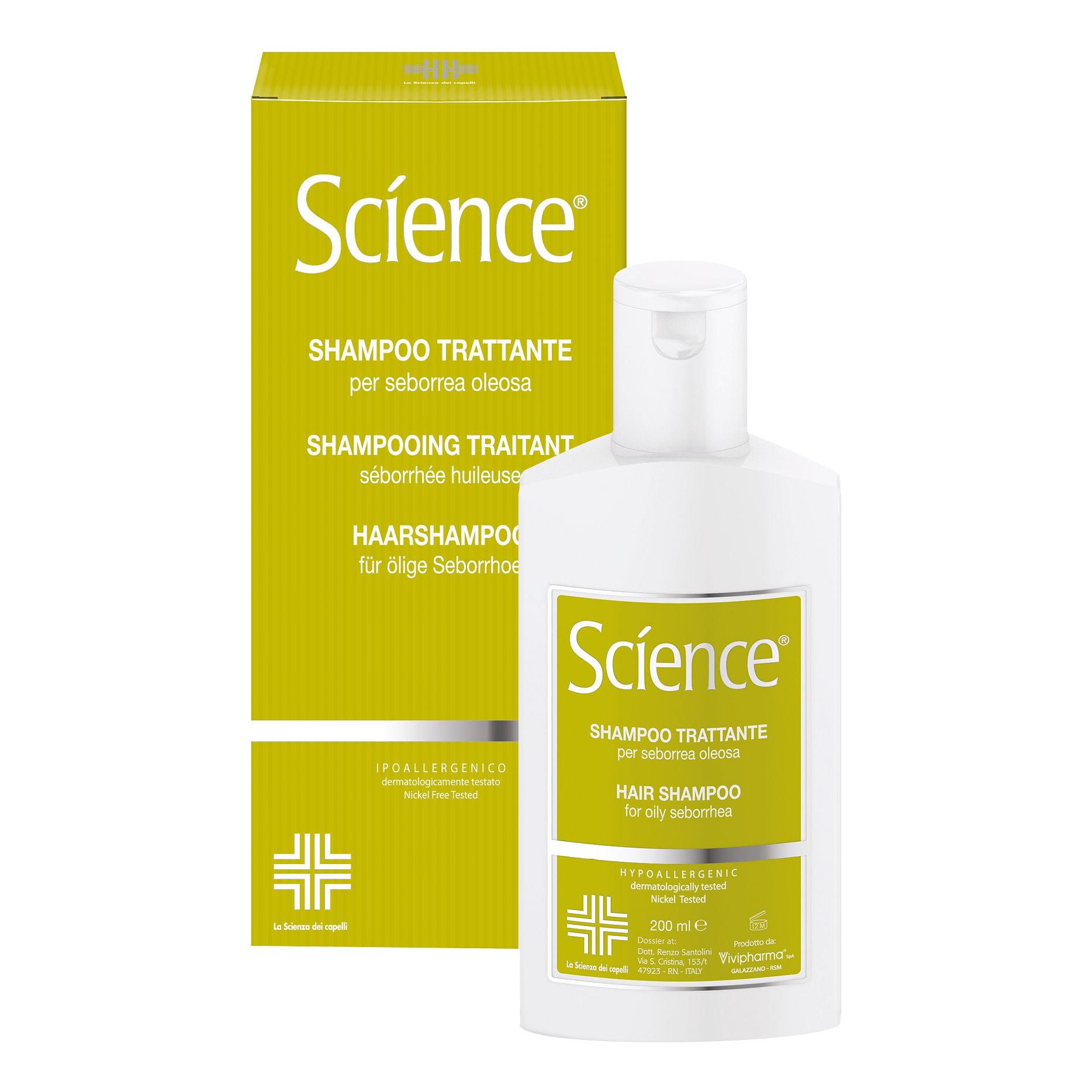 Science Shampoo Seborrea Oleosa 200 Ml