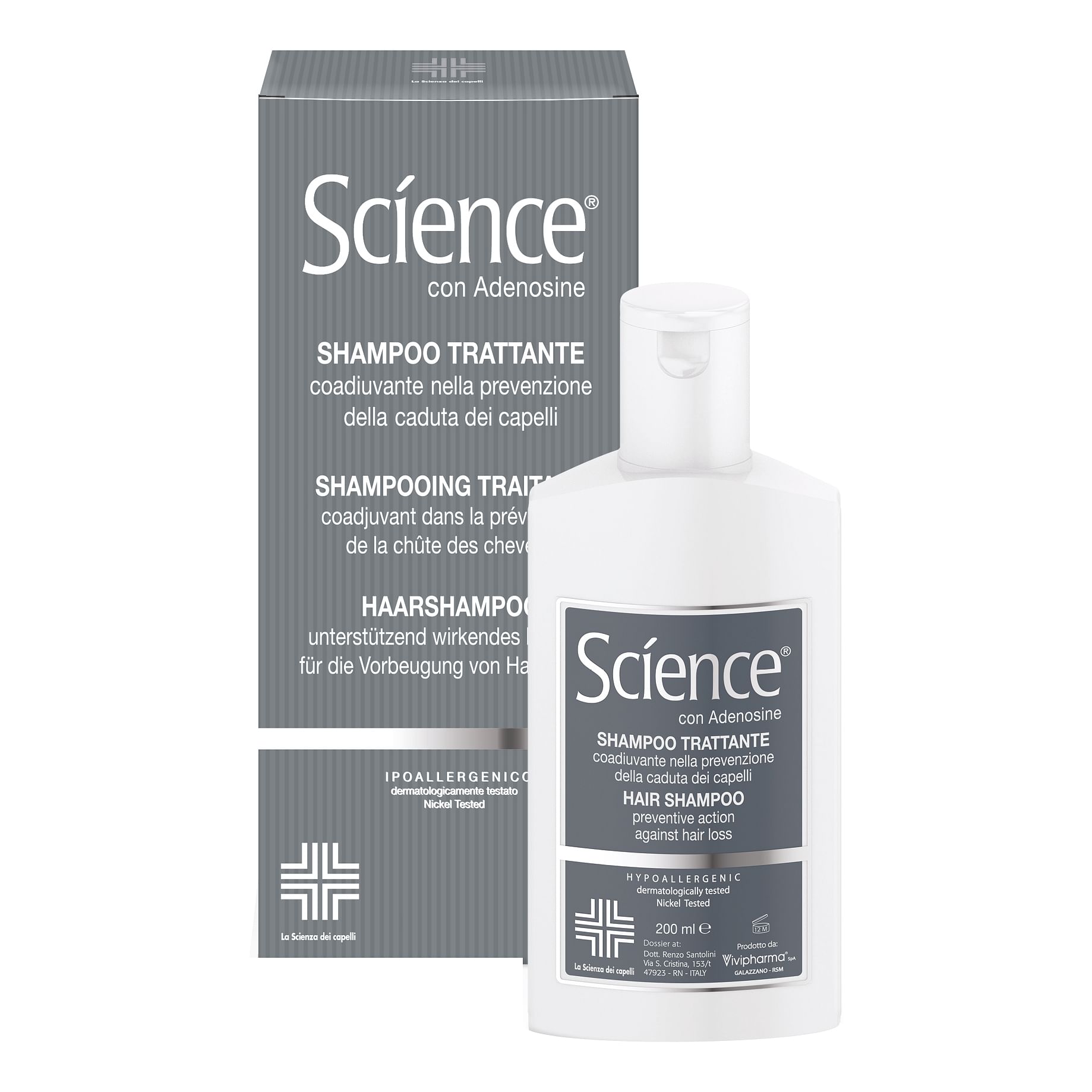 Science Shampoo Prevenzione Caduta Con Adenosinone 200 Ml