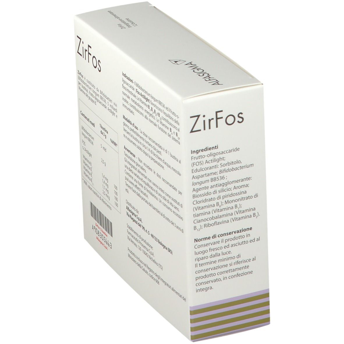 ALFASIGMA ZIR FOS 12 BUSTINE