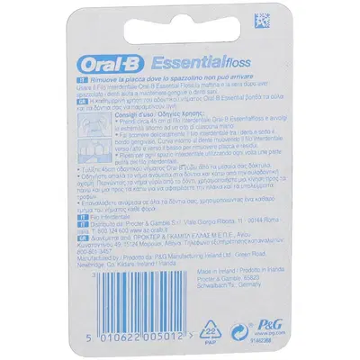 ORALB ESSENTIALFLOSS FILO INTERDENTALE NON CERATO 50 METRI ORALB ESSENTIALFLOSS FILO INTERDENTALE NON CERATO 50 METRI