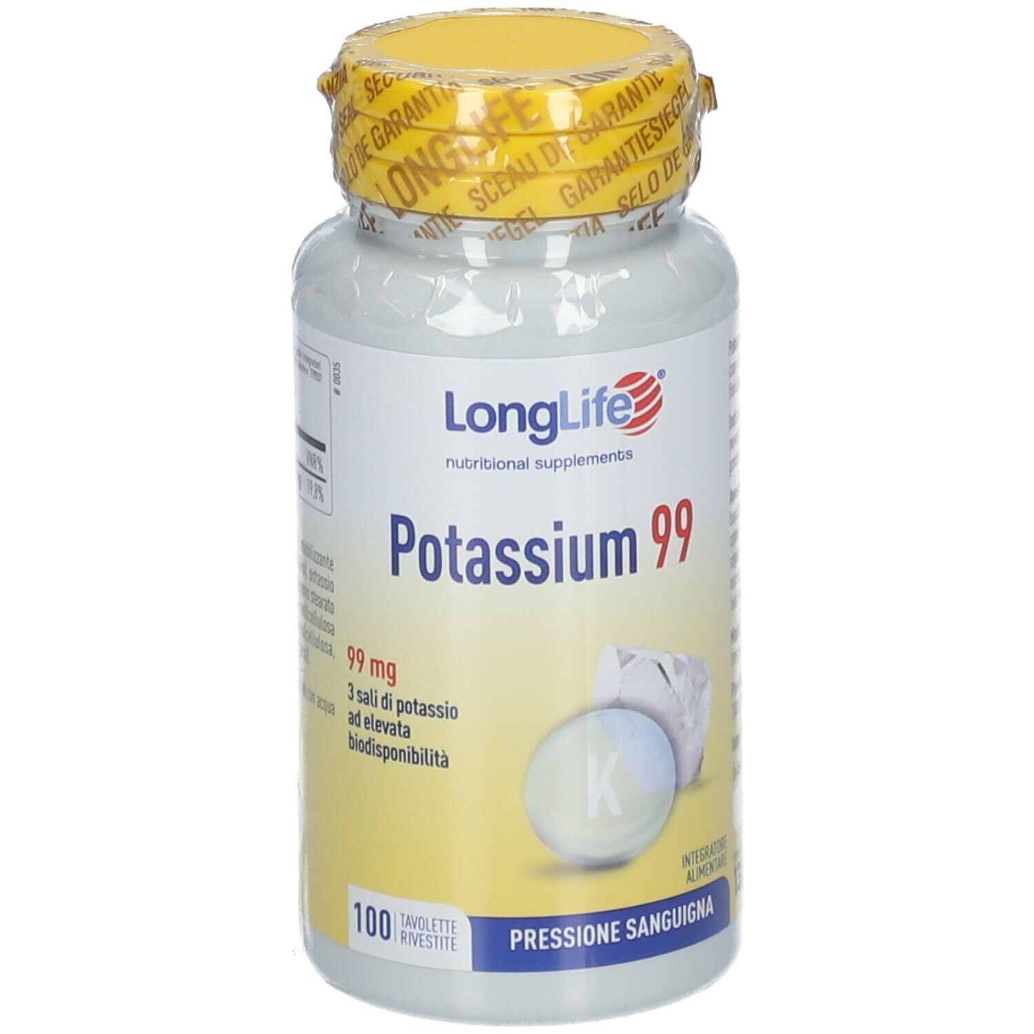 LONGLIFE POTASSIUM 99 100 TAVOLETTE RIVESTITE