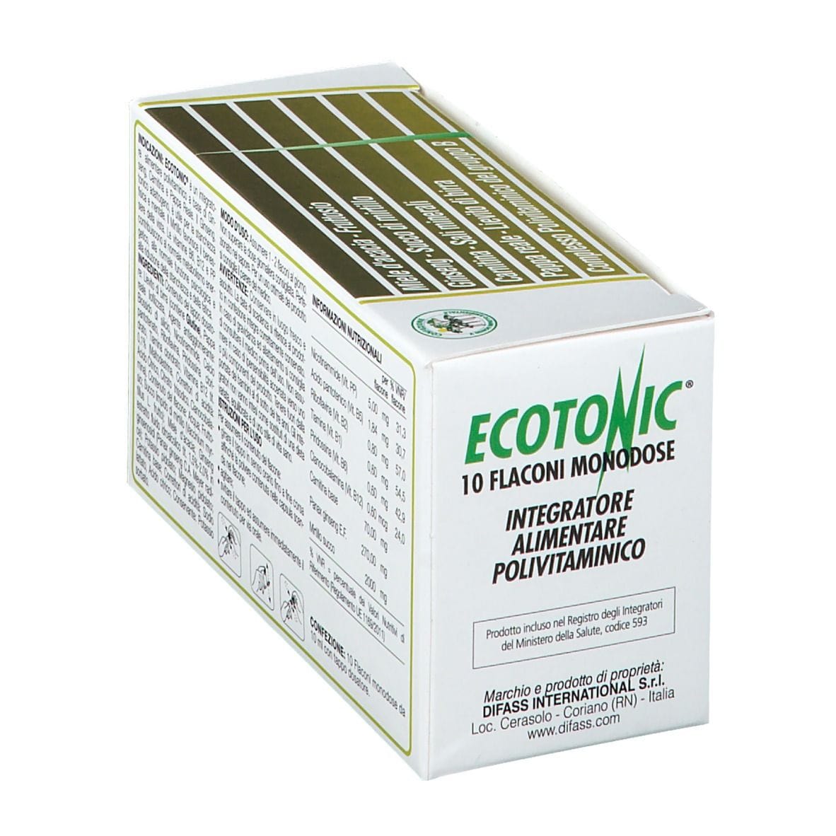 ECOTONIC 10 FLACONCINI