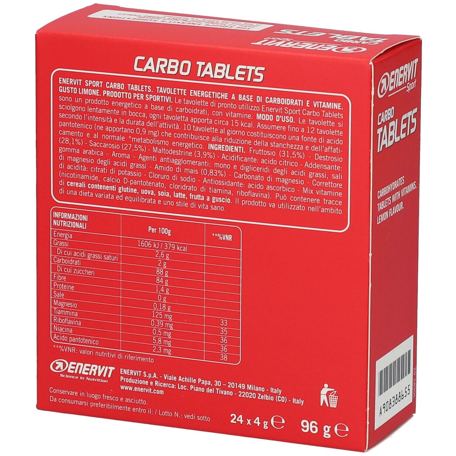 ENERVIT GT SPORT 24 TAVOLETTE