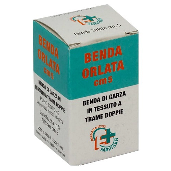 Benda In Garza Idrofila Orlata 12/12 5 X500 Cm