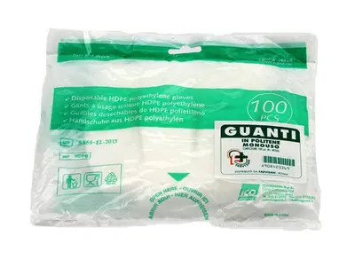 GUANTO MONOUSO 100 PEZZI GUANTO MONOUSO 100 PEZZI