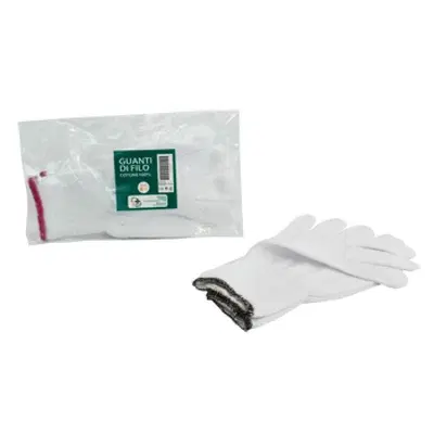 GUANTO DI FILO COTONE 100% BIANCO PER ALLERGIE DERMATOLOGICHE 8 1 PAIO GUANTO DI FILO COTONE 100% BIANCO PER ALLERGIE DERMATOLOGICHE 8 1 PAIO
