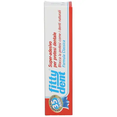 FITTYDENT PASTA CLASSICA SUPER ADESIVO PER PROTESI DENTALE 40 G FITTYDENT PASTA CLASSICA SUPER ADESIVO PER PROTESI DENTALE 40 G