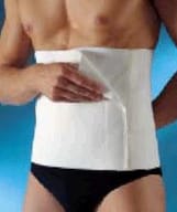 CIZETA ORTO' FLEXA FASCIA POSTOPERATORIA H 27 JOLLY A TRE STRISCE UNITE BIANCO 2