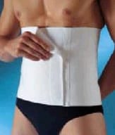 CIZETA ORTO' FLEXA FASCIA POSTOPERATORIA H 27 LEGGERA POLIESTENSIVA COTONE BIANCO 2