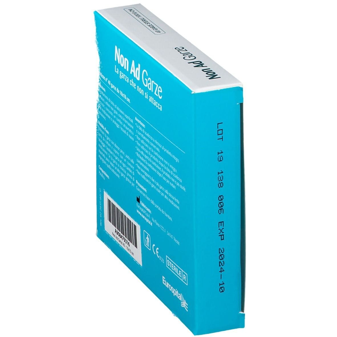 GARZA PARAFFINATA NON AD 10X10 CM 40 PEZZI