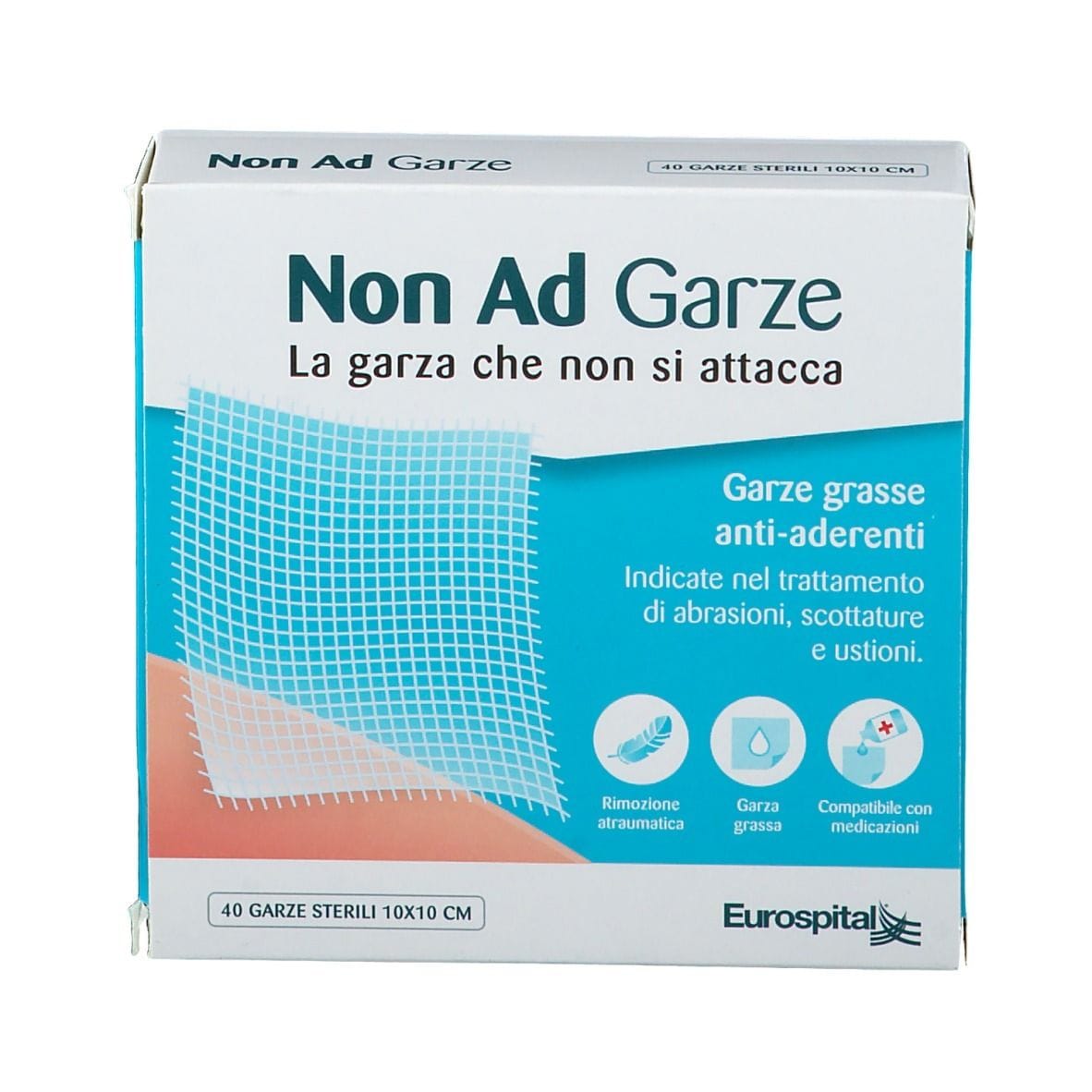 GARZA PARAFFINATA NON AD 10X10 CM 40 PEZZI