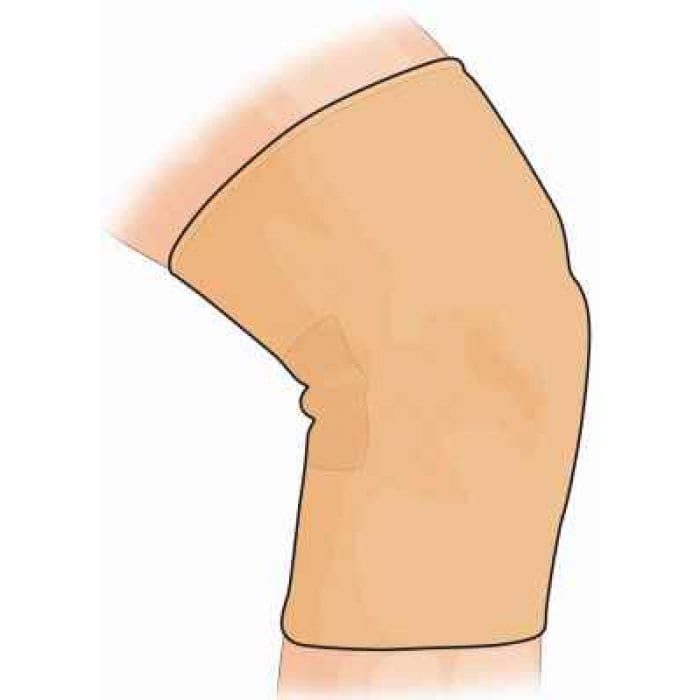 Ginocchiera sportiva Gibaud Camel misura 1, supporto ginocchio