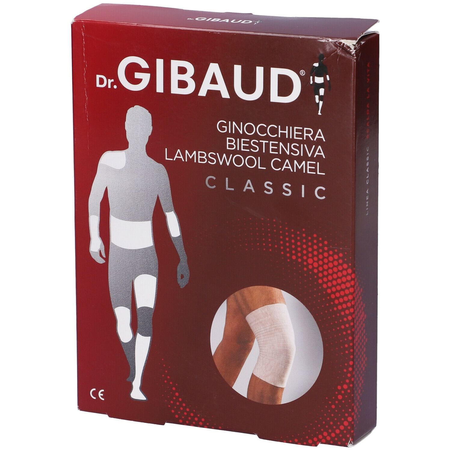 Gibaud Ginocchiera Gibaud Biestensiva Lambswool Camel Taglia 1