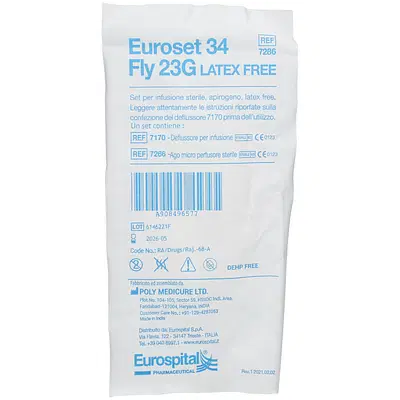 RACCORDO EUROSETFLY CON AGO 23 GAUGE RACCORDO EUROSETFLY CON AGO 23 GAUGE