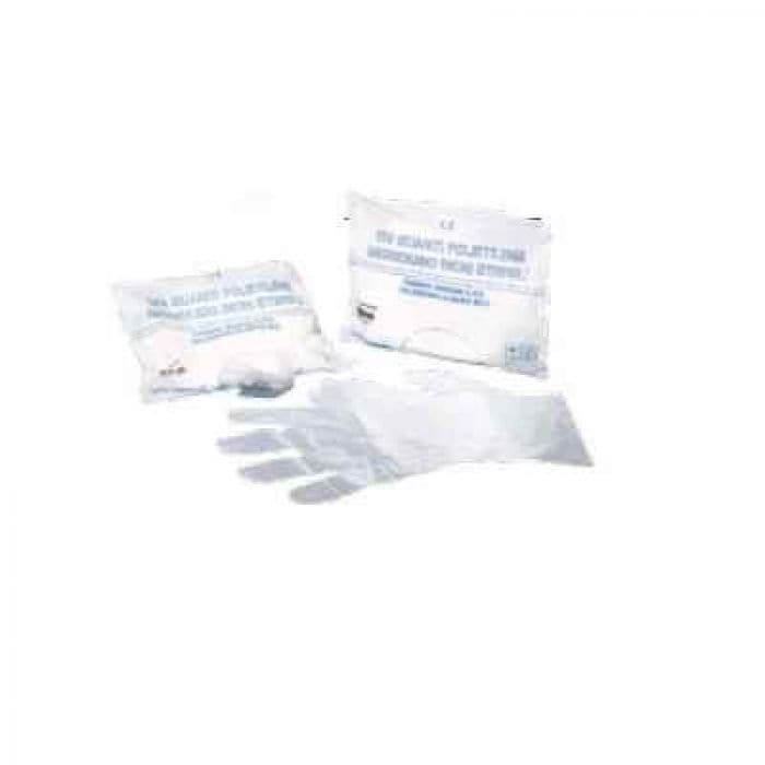 Guanti in polietilene uso ospedaliero, latex free 100 pz