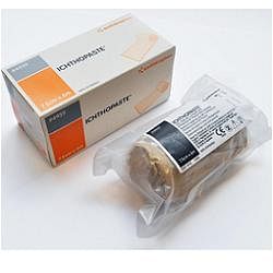 Benda Medicata Ichthopaste Con Ossido Di Zinco Ittiolo Per Trattamento Ulcere Venose Arti Inferiori 7,5 X600 Cm