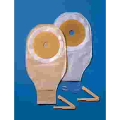 SACCA ILEOSTOMIA A FONDO APERTO OPACA RITAGLIABILE CON BARRIERA PROTETTIVA CUTANEA IN STOMAHESIVE TECHNOLOGY SENZA VELCRO SUPPORTO IN CEROTTO MICROPOROSO ILEODRESS 19/64MM 10 PEZZI