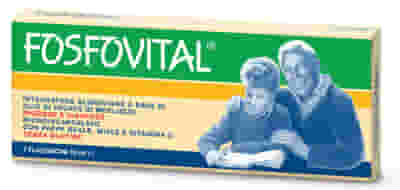 Integratore Fosfovital con olio di merluzzo e pappa reale, 7 flaconcini