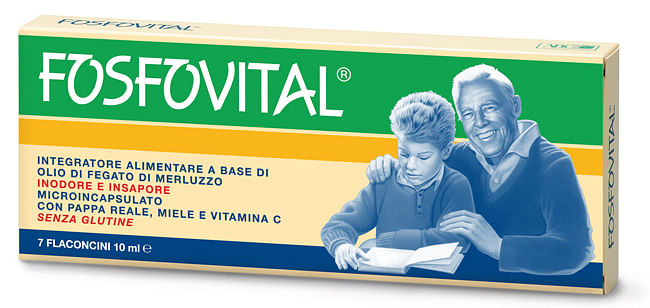 Fosfovital Olio Fegato Di Merluzzo 7 Flaconcini