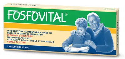 FOSFOVITAL OLIO FEGATO DI MERLUZZO 7 FLACONCINI FOSFOVITAL OLIO FEGATO DI MERLUZZO 7 FLACONCINI