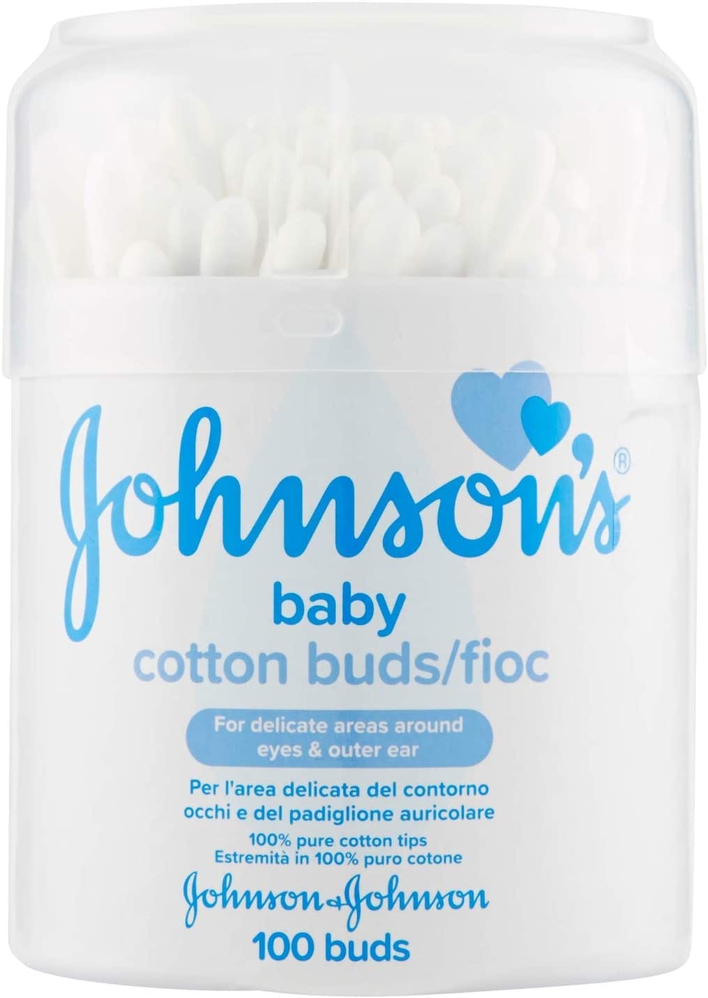 JOHNSONS BABY COTTON FIOC 100 PEZZI