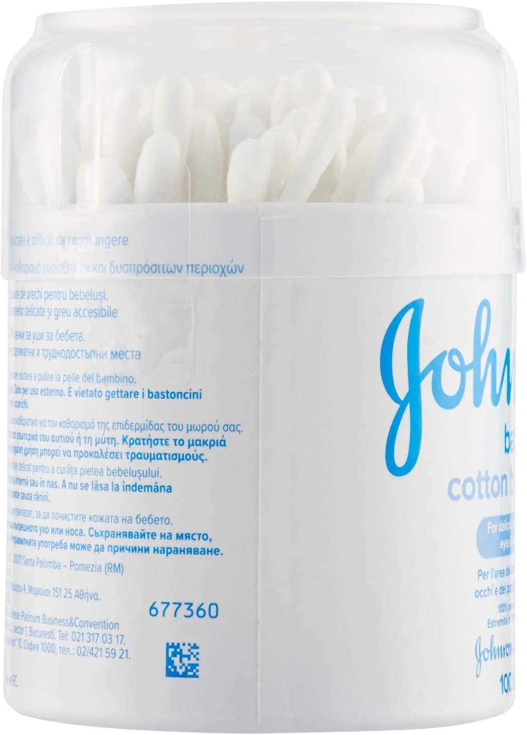 JOHNSONS BABY COTTON FIOC 100 PEZZI