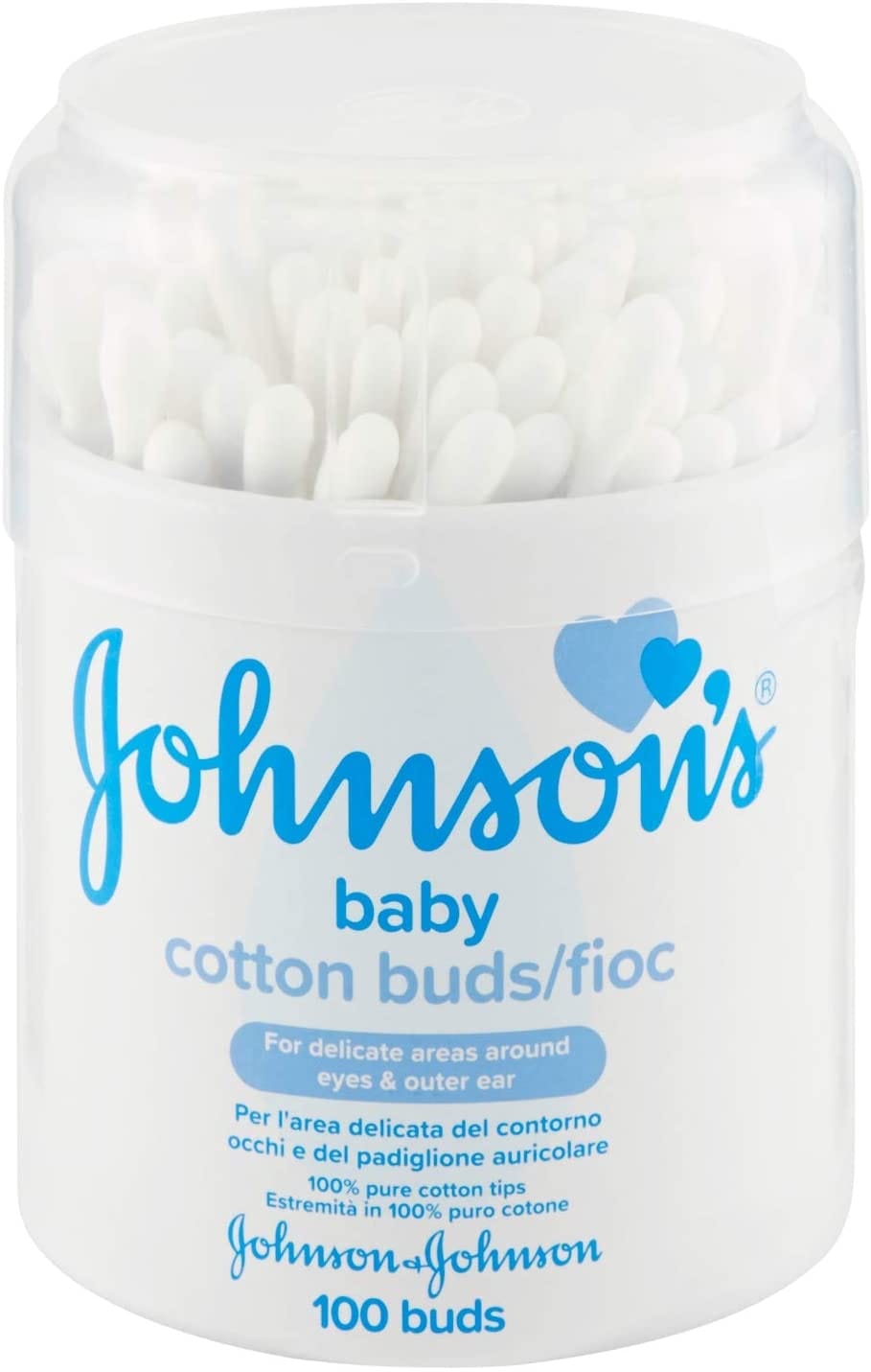 JOHNSONS BABY COTTON FIOC 100 PEZZI