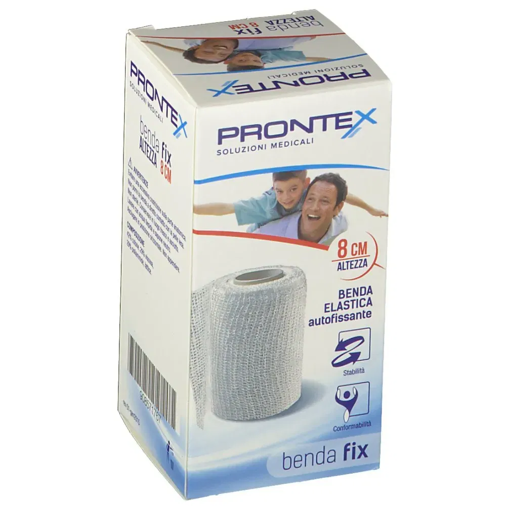 Benda Elastica Prontex Fix Autofissante 8 Cm Di Altezza Per 4 Metri In Estensione