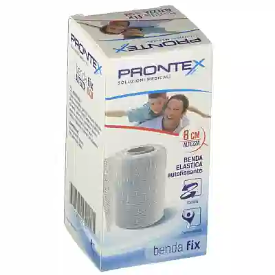 BENDA ELASTICA PRONTEX FIX AUTOFISSANTE 8 CM DI ALTEZZA PER 4 METRI IN ESTENSIONE