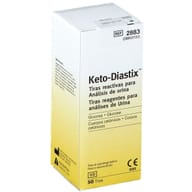STRISCE MISURAZIONE GLICOSURIA E CHETONURIA KETODIASTIX 50 PEZZI