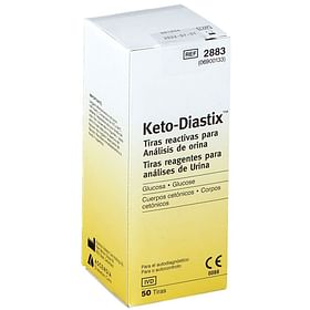 Strisce Misurazione Glicosuria E Chetonuria Ketodiastix 50 Pezzi