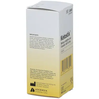 STRISCE MISURAZIONE CHETONURIA KETOSTIX 50 PEZZI STRISCE MISURAZIONE CHETONURIA KETOSTIX 50 PEZZI