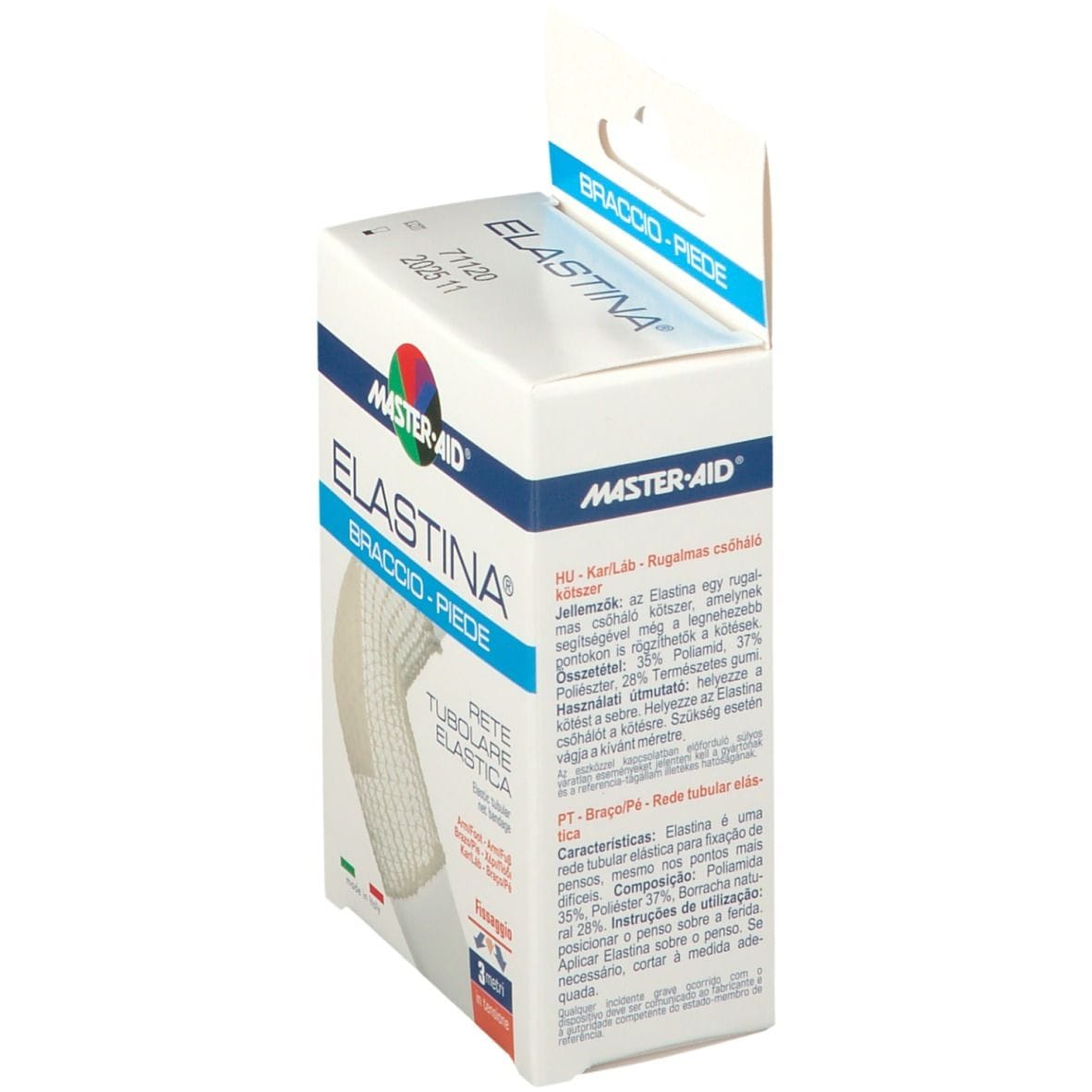 Rete Tubolare Elastina Master-Aid per braccio e piede, 3mt