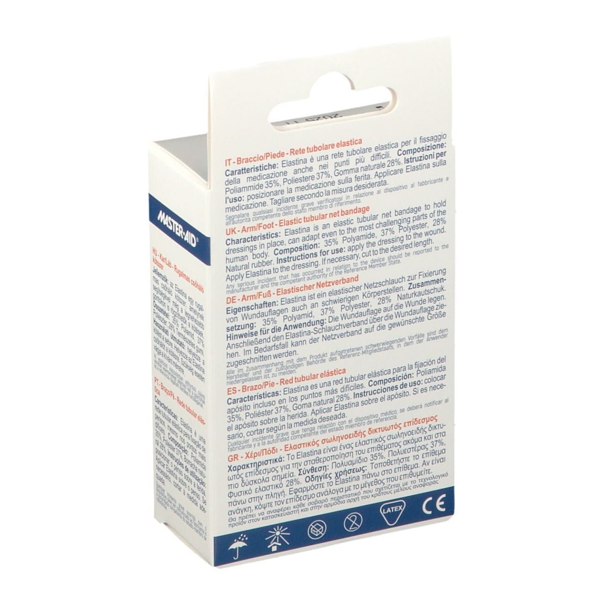 Rete Tubolare Elastina Master-Aid per braccio e piede, 3mt