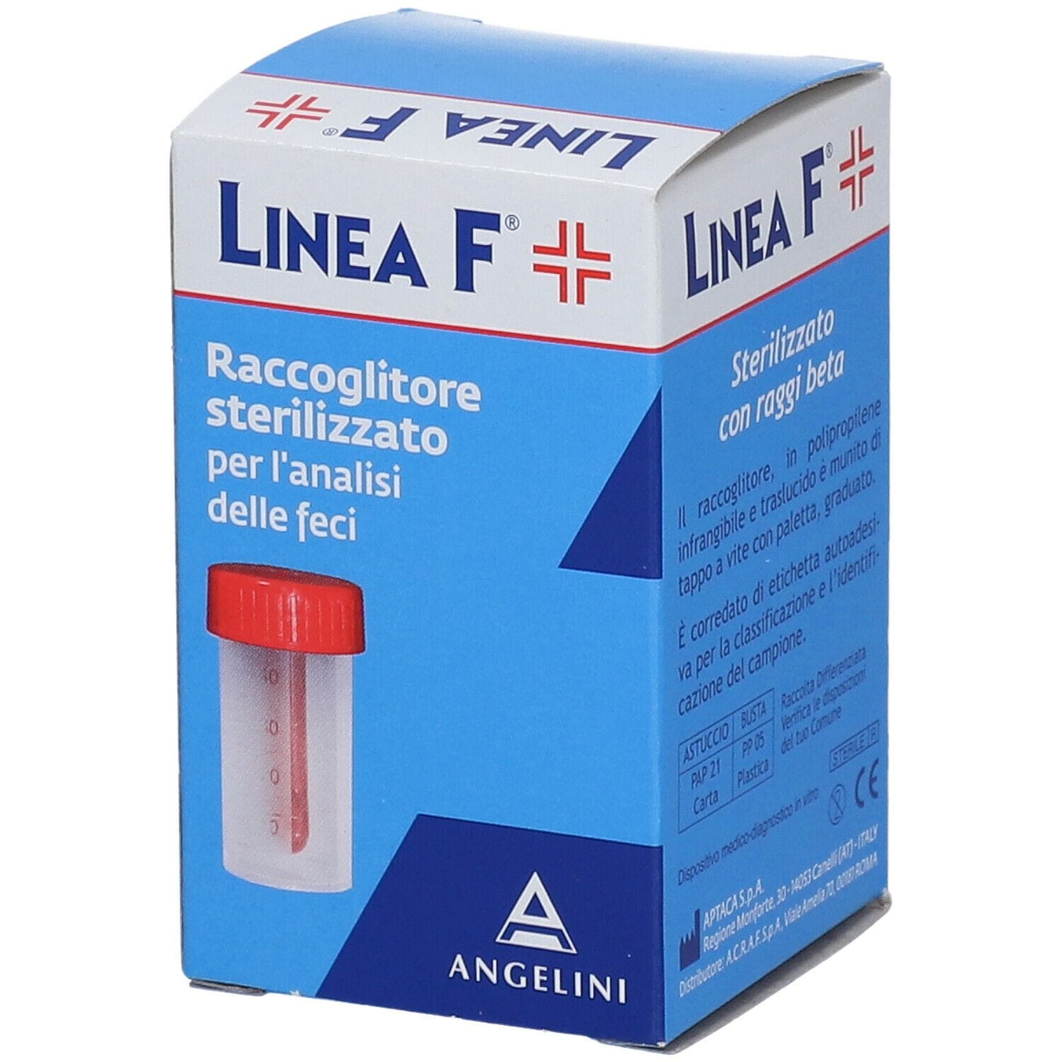Raccoglitore Feci Linea F per Campioni e Analisi
