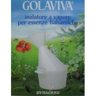 GOLAVIVA INALATORE VAPORE PER INALAZIONI CON ACQUA BOLLENTE ED ESSENZE BALSAMICHE 1 PEZZO