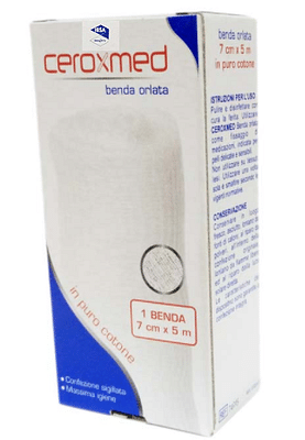 BENDA IN GARZA IDROFILA ORLATA CEROXMED 7X500 CM 1 PEZZO