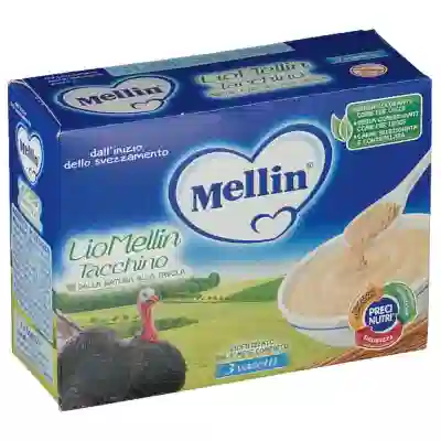 Liomellin Tacchino Liofilizzato per l'infanzia, 10g x3