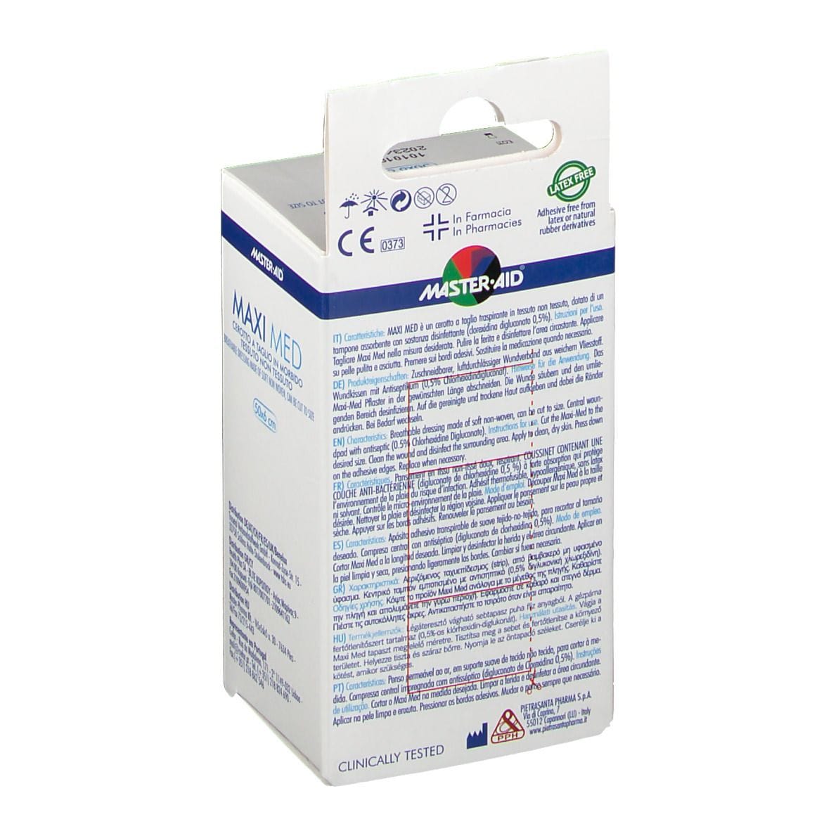 Cerotto Master-Aid Maximed 50x6cm per ferite, ipoallergenico