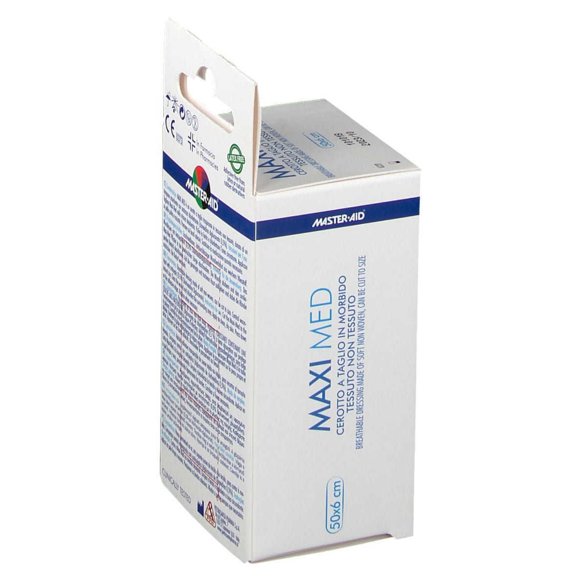 Cerotto Master-Aid Maximed 50x6cm per ferite, ipoallergenico