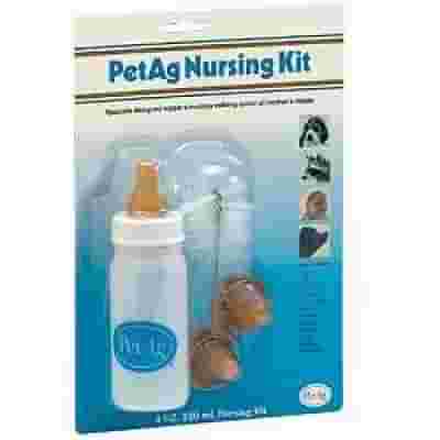 NURSING KIT BIBERON DA 120ML PER ANIMALI + TETTARELLE DI VARIE MISURE + SCOVOLINO PER PULIZIA