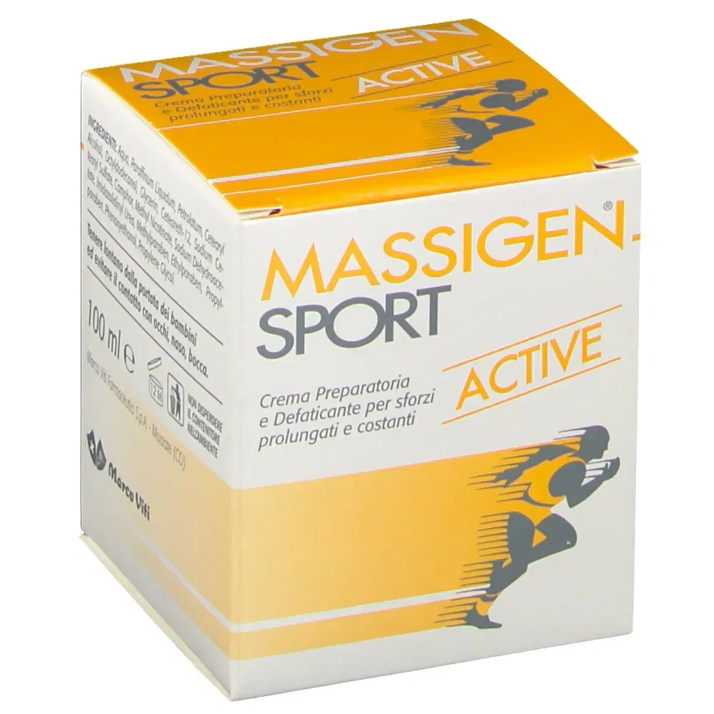 Crema Massigen Sport Active preparatoria e defaticante 100ml