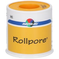 CEROTTO IN ROCCHETTO MASTER-AID ROLLPORE TESSUTO NON TESSUTO 5X5