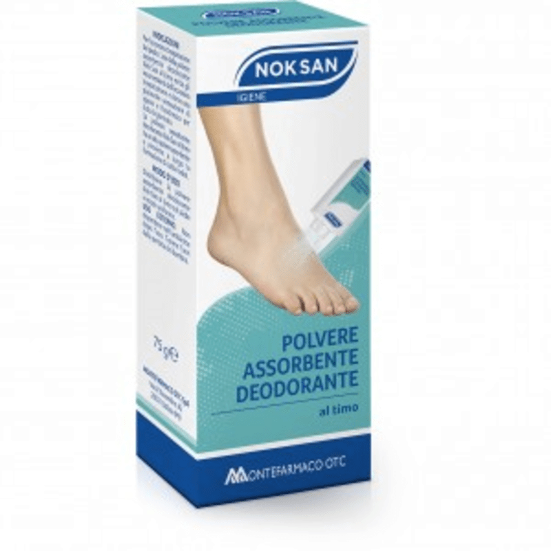 Polvere deodorante Nok SAN al timo per i piedi, 75g