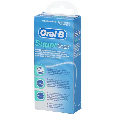ORALB SUPERFLOSS FILO INTERDENTALE 50 FILI ORALB SUPERFLOSS FILO INTERDENTALE 50 FILI